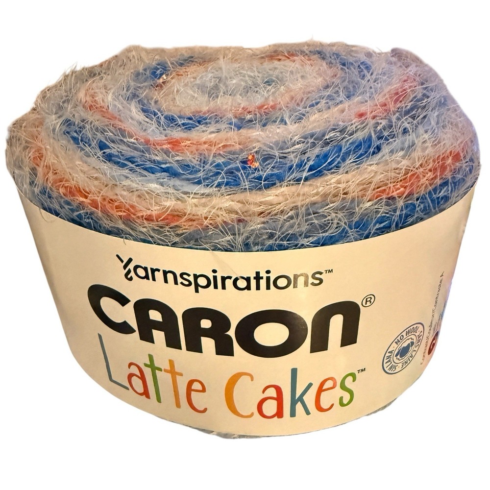 Yarnspirations Caron Latte Cakes Frozen Ginger Contrast  2 Balls/5 Balls New